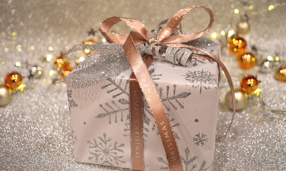 Beautifully wrapped gift