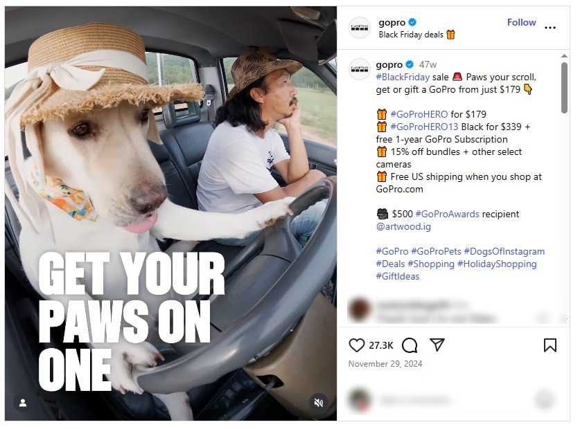 A GoPro teaser campaign on Instagram grabbed the attention.