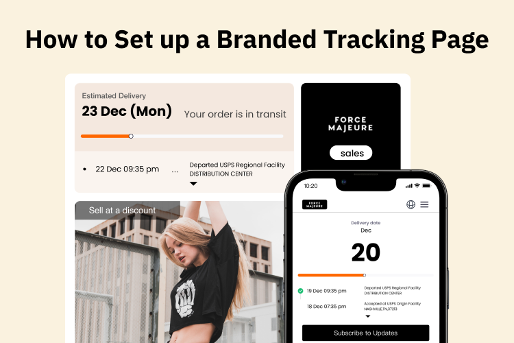 How to set up a branded tracking page