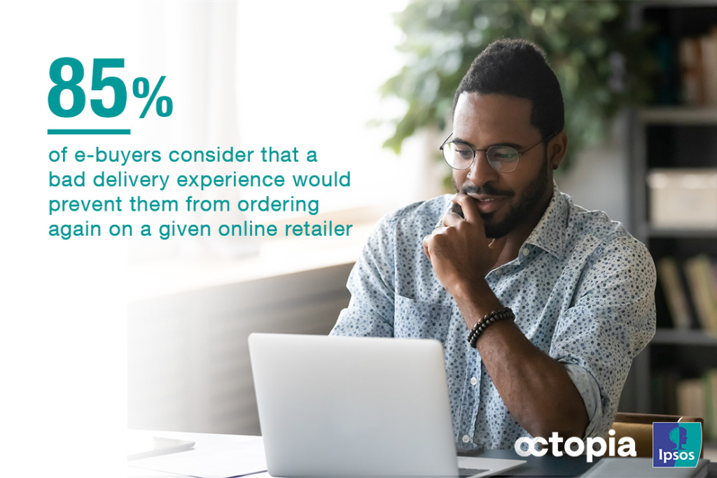 85% of shoppers won't order from an online store again after one bad delivery experience. 
