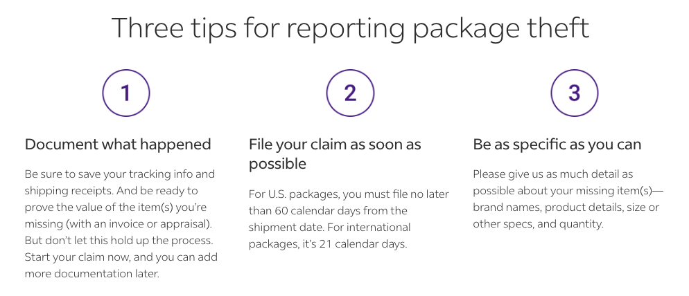How to report package theft to FedEx